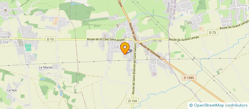 localisation de l'entreprise MADAME SEVERINE PISELLA  LA FRETTE