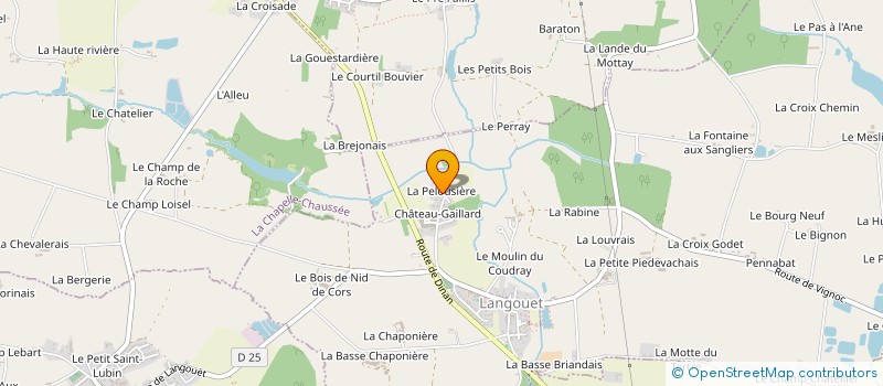 localisation de l'entreprise MADAME SEVERINE PLANTARD  LANGOUET