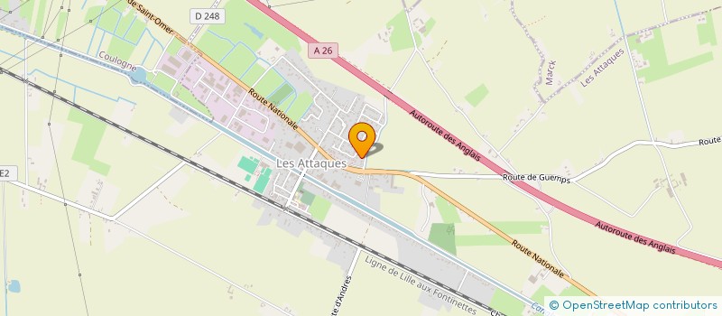 localisation de l'entreprise MADAME SEVERINE POIDEVIN  LES ATTAQUES