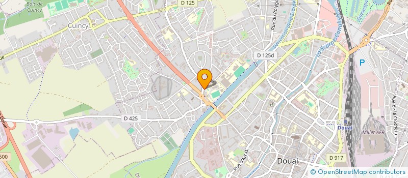 localisation de l'entreprise MADAME SEVERINE POITEAUX  DOUAI