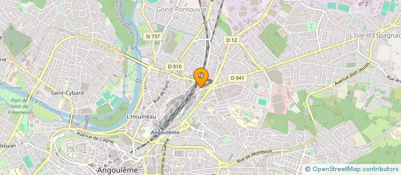 localisation de l'entreprise MADAME SEVERINE POLI à ANGOULEME