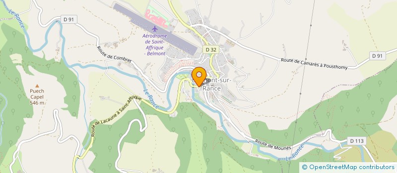 localisation de l'entreprise MADAME SEVERINE PONS  SAINT-SEVER-DU-MOUSTIER