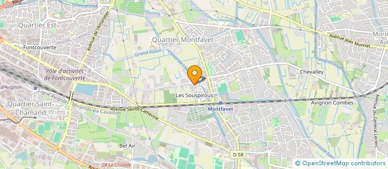 localisation de l'entreprise MADAME SEVERINE POUGHEON  AVIGNON