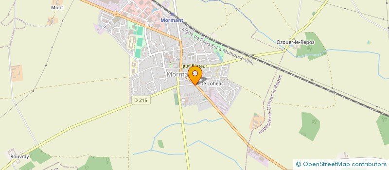 localisation de l'entreprise MADAME SEVERINE POULAIN  MORMANT