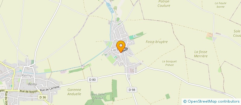 localisation de l'entreprise MADAME SEVERINE POULET  LACHELLE