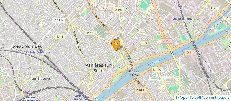 localisation de l'entreprise MADAME SEVERINE POURBAIX à ASNIERES-SUR-SEINE