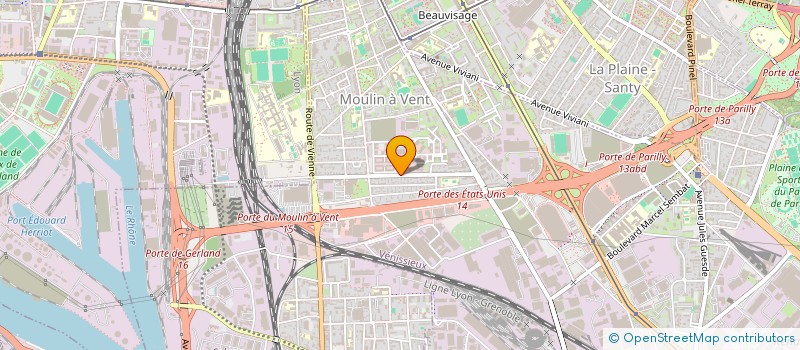 localisation de l'entreprise MADAME SEVERINE POUSSIN  VENISSIEUX