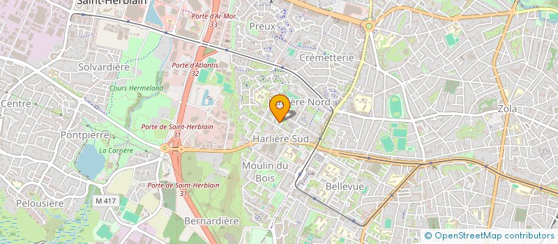 localisation de l'entreprise MADAME SEVERINE POUVREAU  SAINT-HERBLAIN