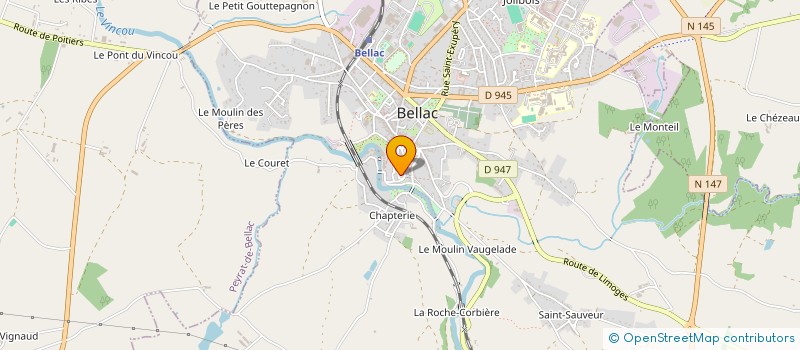 localisation de l'entreprise MADAME SEVERINE PRAUD à BELLAC