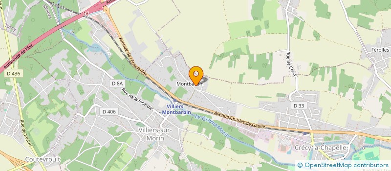 localisation de l'entreprise MADAME SEVERINE PROUST  CRECY-LA-CHAPELLE