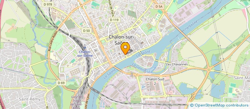 localisation de l'entreprise MADAME SEVERINE PUSSEY à CHALON-SUR-SAONE