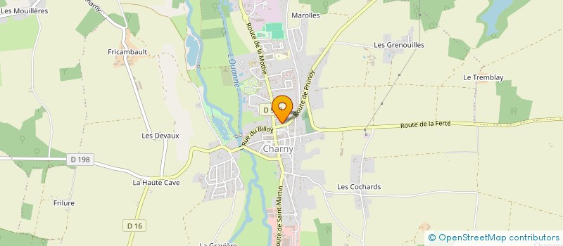 localisation de l'entreprise MADAME SEVERINE QUEAU  CHARNY OREE DE PUISAYE