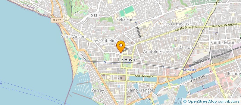 localisation de l'entreprise MADAME SEVERINE QUERTIER à LE HAVRE