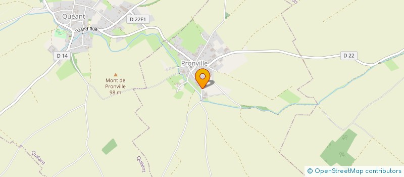 localisation de l'entreprise MADAME SEVERINE QUINDROIT  PRONVILLE-EN-ARTOIS