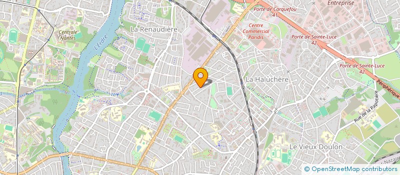 localisation de l'entreprise MADAME SEVERINE RAFFIN à NANTES