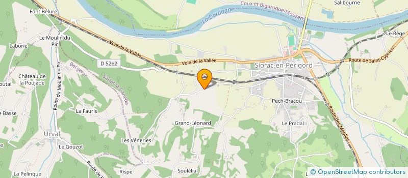 localisation de l'entreprise MADAME SEVERINE RAVACHOL  SIORAC-EN-PERIGORD