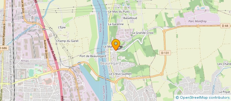 localisation de l'entreprise MADAME SEVERINE RAVAT  BEAUREGARD