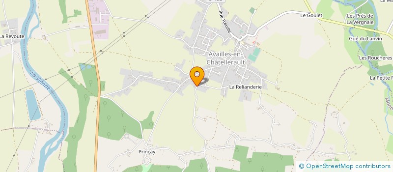 localisation de l'entreprise MADAME SEVERINE RAVOY  AVAILLES-EN-CHATELLERAULT