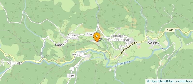localisation de l'entreprise MADAME SEVERINE RAYMOND à GALEY