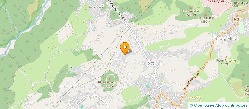 localisation de l'entreprise MADAME SEVERINE REBOUL  LE TAMPON