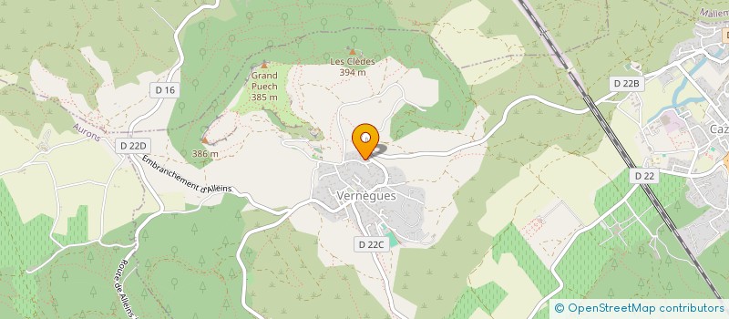 localisation de l'entreprise MADAME SEVERINE REITA  VERNEGUES