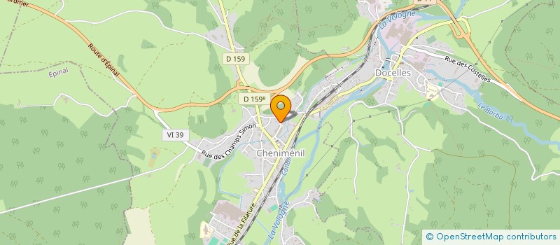 localisation de l'entreprise MADAME SEVERINE REMY  CHENIMENIL