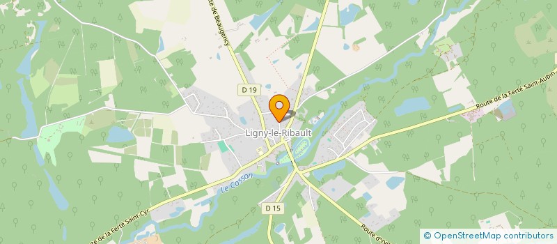 localisation de l'entreprise MADAME SEVERINE RENARD à LIGNY-LE-RIBAULT
