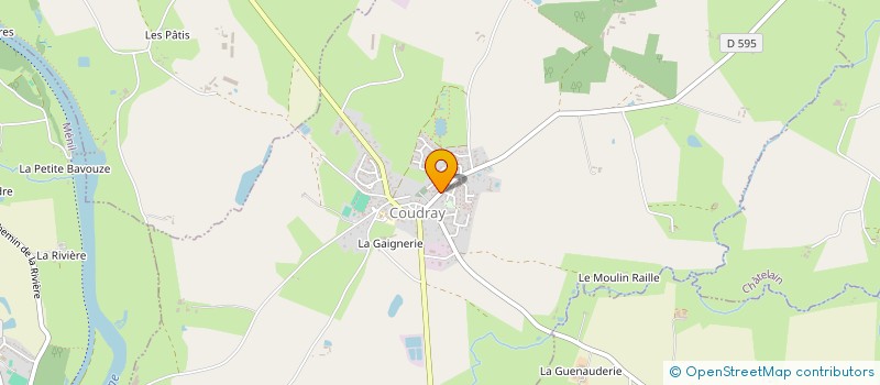 localisation de l'entreprise MADAME SEVERINE RENIER  COUDRAY