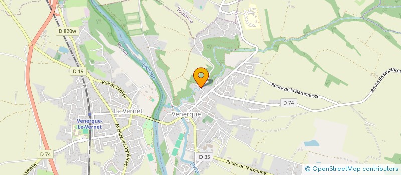 localisation de l'entreprise MADAME SEVERINE REUILLON à VENERQUE