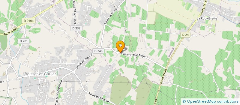 localisation de l'entreprise MADAME SEVERINE REULET  BAGARD