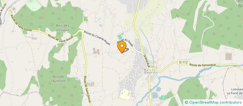 localisation de l'entreprise MADAME SEVERINE REVOL  PEYRINS