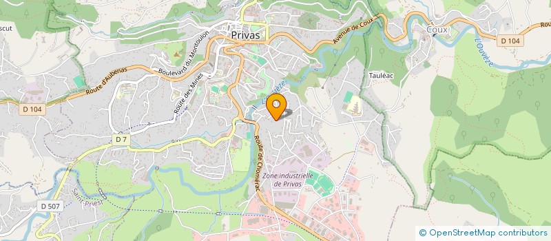 localisation de l'entreprise MADAME SEVERINE REY  SAINT-JULIEN-EN-SAINT-ALBAN