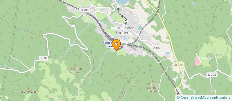 localisation de l'entreprise MADAME SEVERINE RICHARD  SAINT-SULPICE-LAURIERE