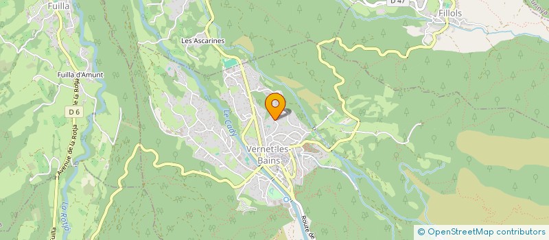 localisation de l'entreprise MADAME SEVERINE RIGUIDEL à VERNET-LES-BAINS