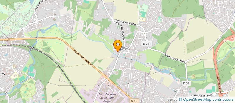 localisation de l'entreprise MADAME SEVERINE RIOU  LE PLESSIS-TREVISE