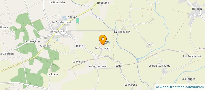 localisation de l'entreprise MADAME SEVERINE ROBERT  REMINIAC