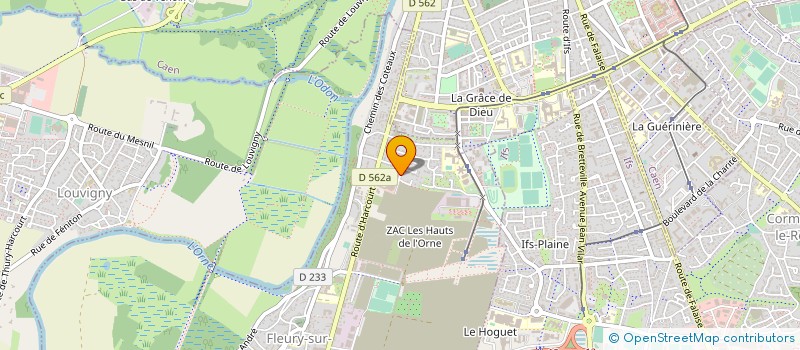 localisation de l'entreprise MADAME SEVERINE ROBIC  FLEURY-SUR-ORNE