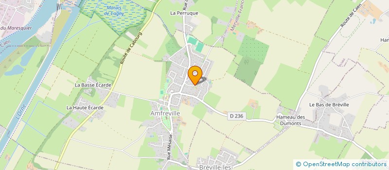 localisation de l'entreprise MADAME SEVERINE ROMAGE  AMFREVILLE