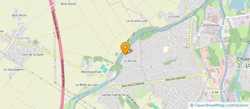 localisation de l'entreprise MADAME SEVERINE ROMILLAT à PANNES