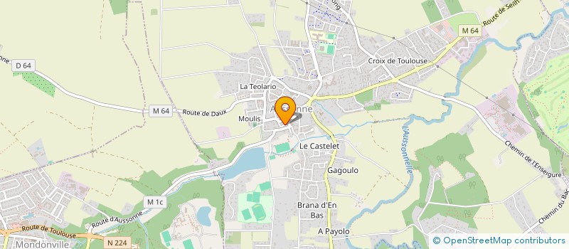localisation de l'entreprise MADAME SEVERINE ROQUES à AUSSONNE
