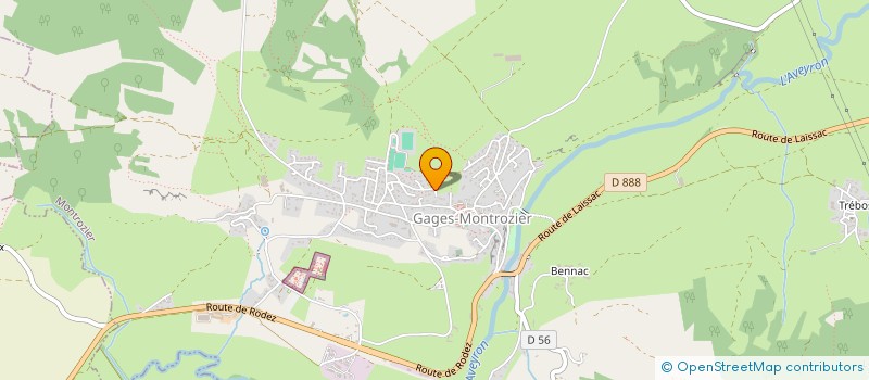 localisation de l'entreprise MADAME SEVERINE ROUALDES  MONTROZIER