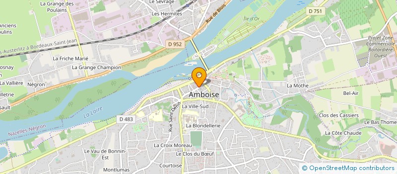 localisation de l'entreprise MADAME SEVERINE ROUILLE  AMBOISE