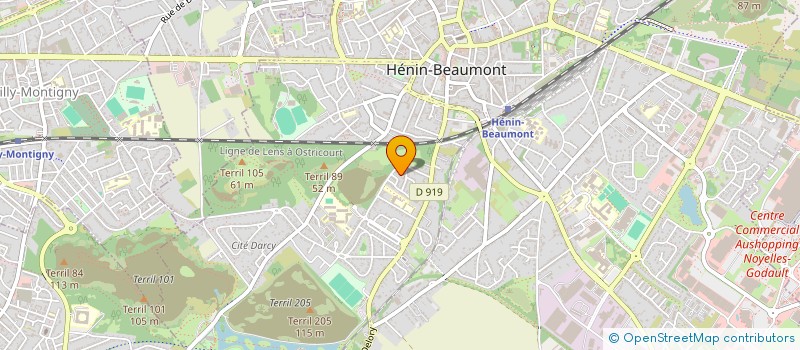 localisation de l'entreprise MADAME SEVERINE ROUSSEL à HENIN-BEAUMONT