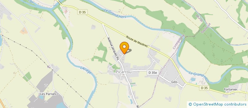 localisation de l'entreprise MADAME SEVERINE ROUSSELAT à GAILLAC-TOULZA