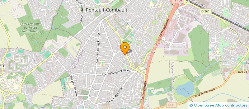 localisation de l'entreprise MADAME SEVERINE ROUSSELET à PONTAULT-COMBAULT