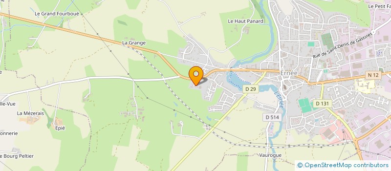 localisation de l'entreprise MADAME SEVERINE ROUXEL  ERNEE