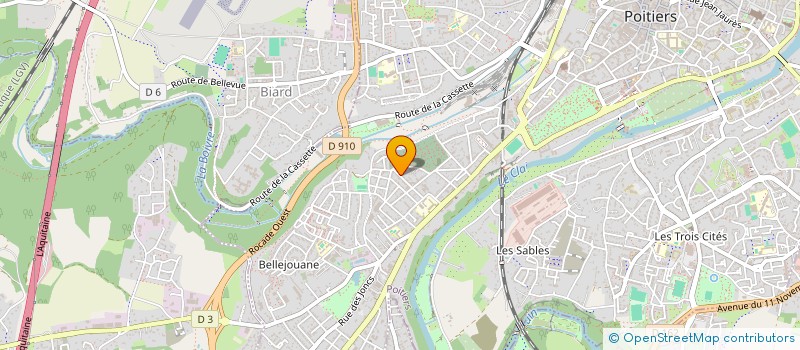 localisation de l'entreprise MADAME SEVERINE ROYER à POITIERS