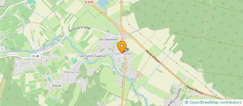 localisation de l'entreprise MADAME SEVERINE ROZIER  MELLECEY