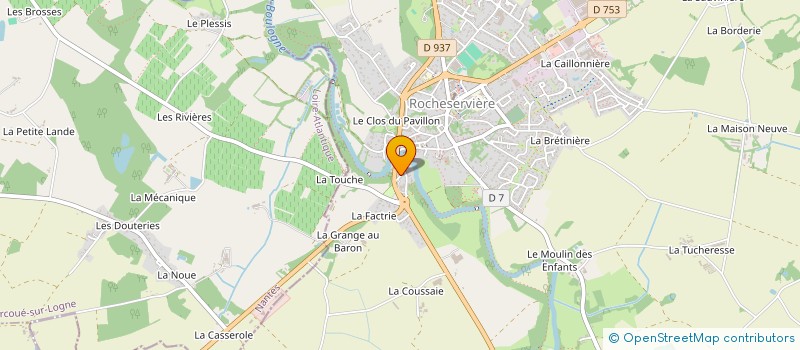localisation de l'entreprise MADAME SEVERINE RUOTTE à ROCHESERVIERE