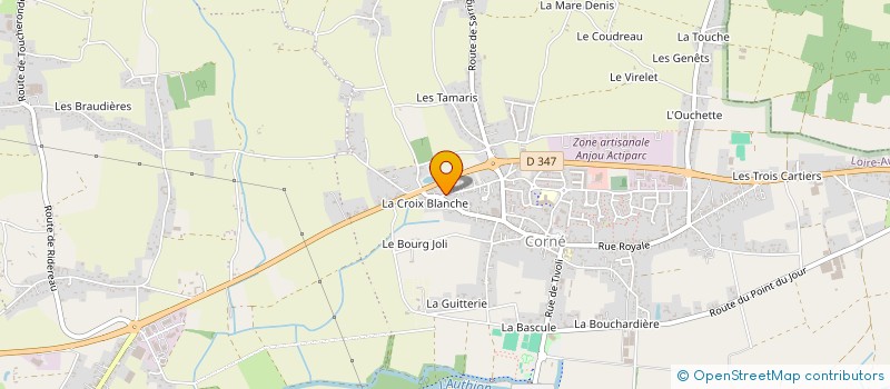 localisation de l'entreprise MADAME SEVERINE SAILLANT à LOIRE-AUTHION